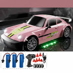 RC-Driftwagen 1:24 mit LED-Beleuchtung und Doppelreifen -    Zorenza