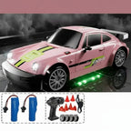 RC-Driftwagen 1:24 mit LED-Beleuchtung und Doppelreifen -    Zorenza