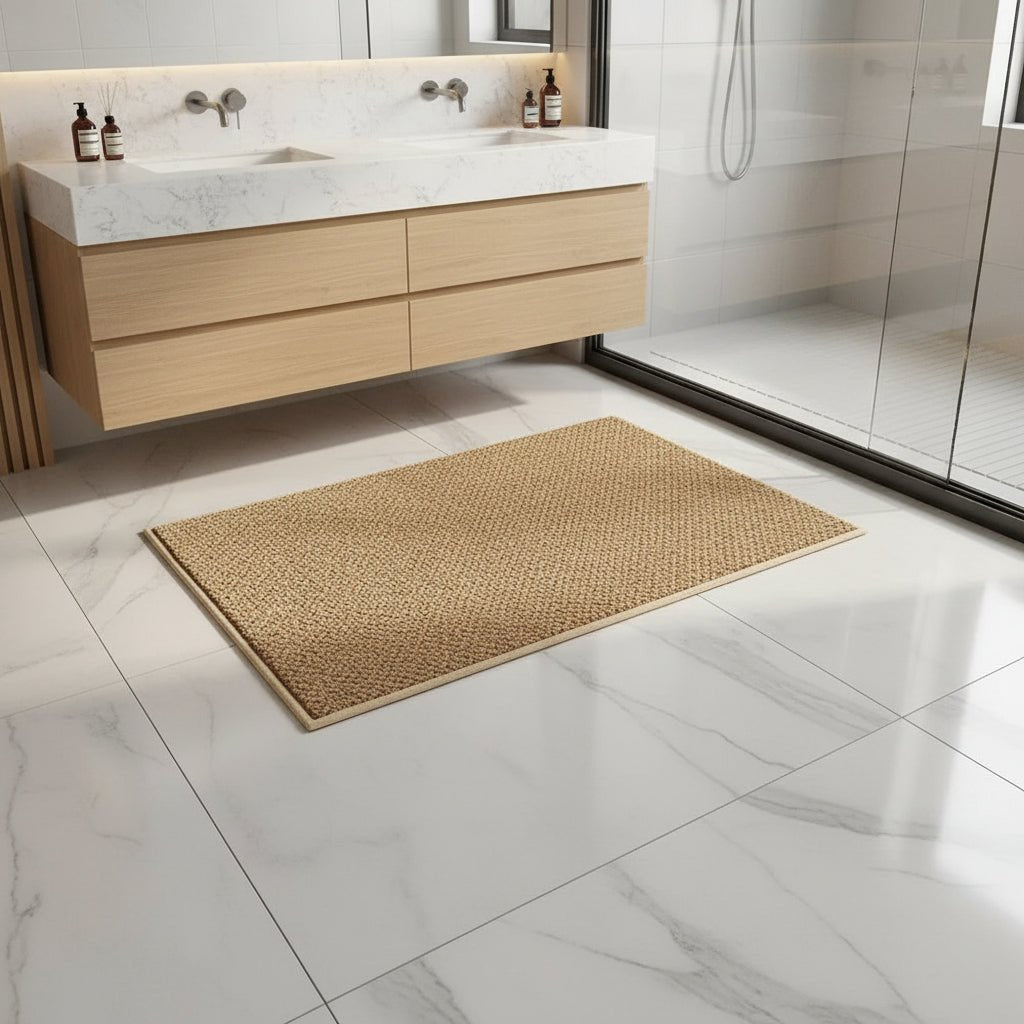 Badematte mit Feuchtigkeitsabsorption – Modern & pflegeleicht -    Zorenza