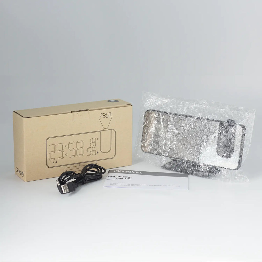 Digitale Projektionsuhr mit LED-Display & FM-Radio Zorenza