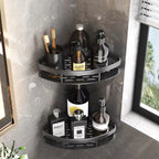 Eck-Duschregal – Bohrloses Aluminium-Wandregal für Bad & Dusche Zorenza