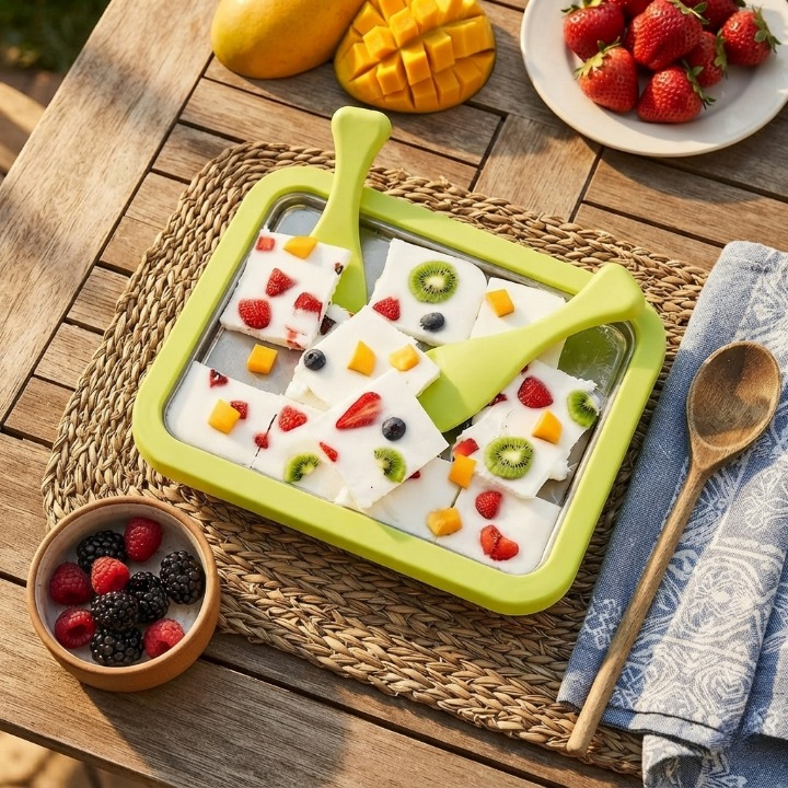 Eisrollenplatte Mini für hausgemachte Ice Cream Rolls -    Zorenza