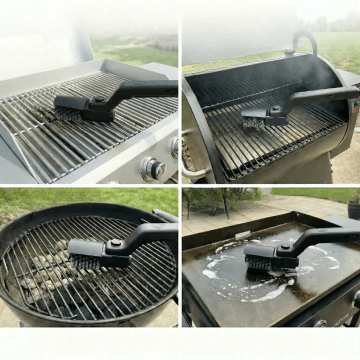 Wiederaufladbare Grillbürste Elektrisch – Mühelose Reinigung -    Zorenza