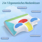 Ergonomisches Nackenstützkissen aus Memory Foam Zorenza