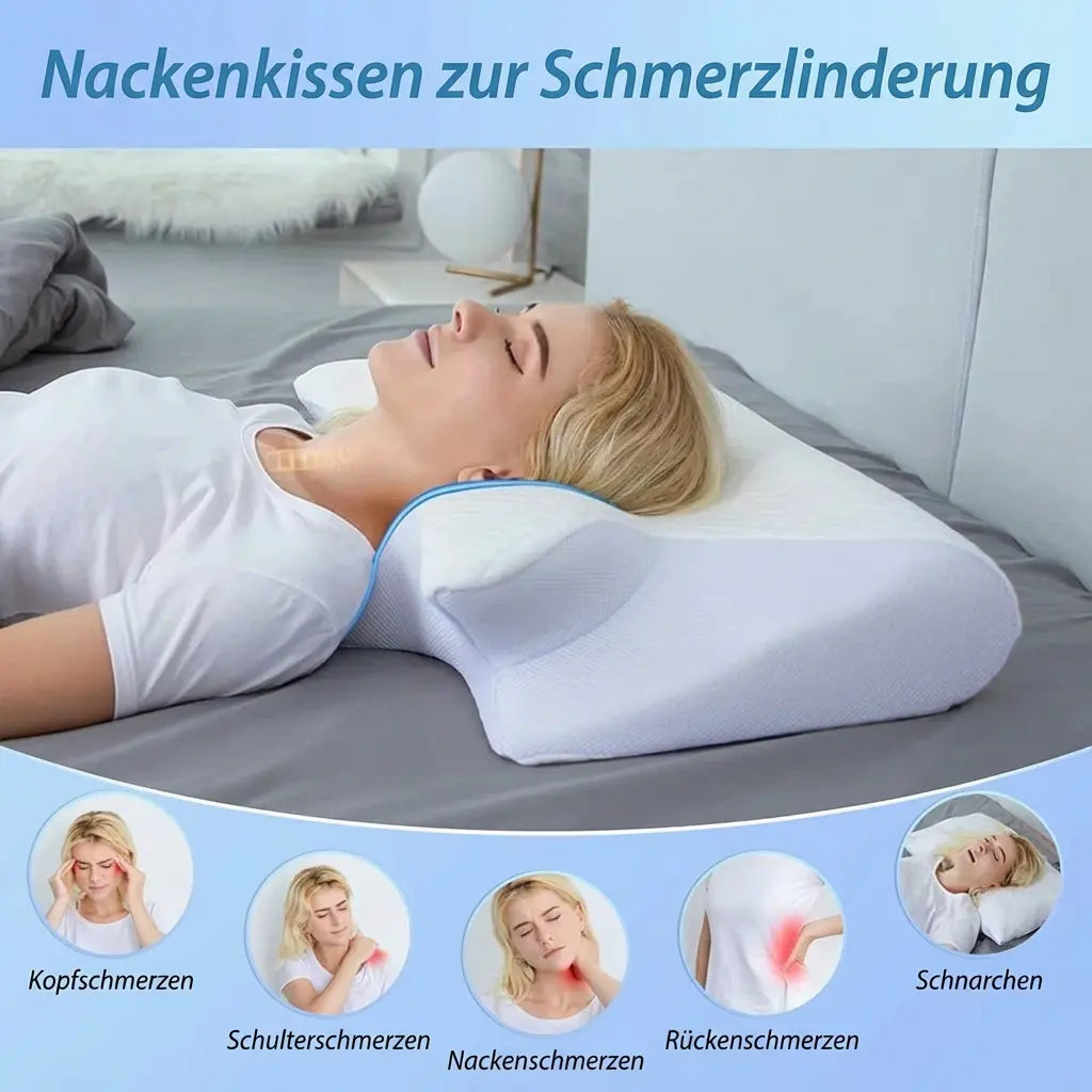 Ergonomisches Nackenstützkissen aus Memory Foam Zorenza
