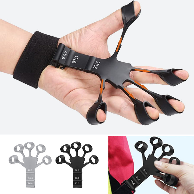 Fingertrainer mit verstellbaren Widerstandsstufen -    Zorenza