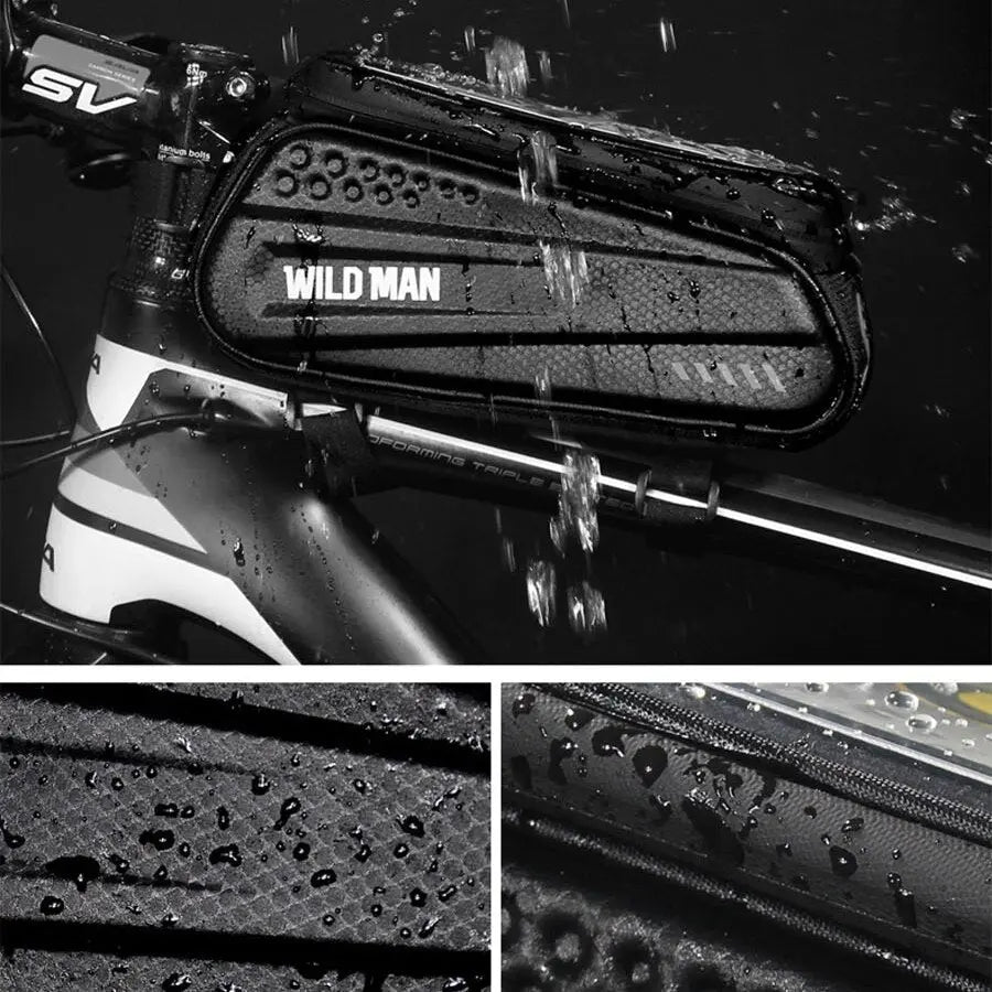 Fahrradtasche Rahmen wasserdicht mit Touchscreen-Fenster -    Zorenza
