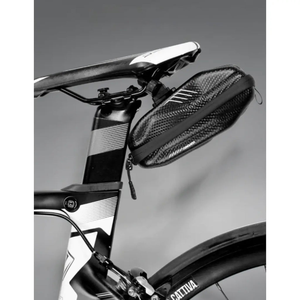 Fahrrad-Satteltasche mit Schnellverschluss – Wasserdichtes Hardcase Zorenza