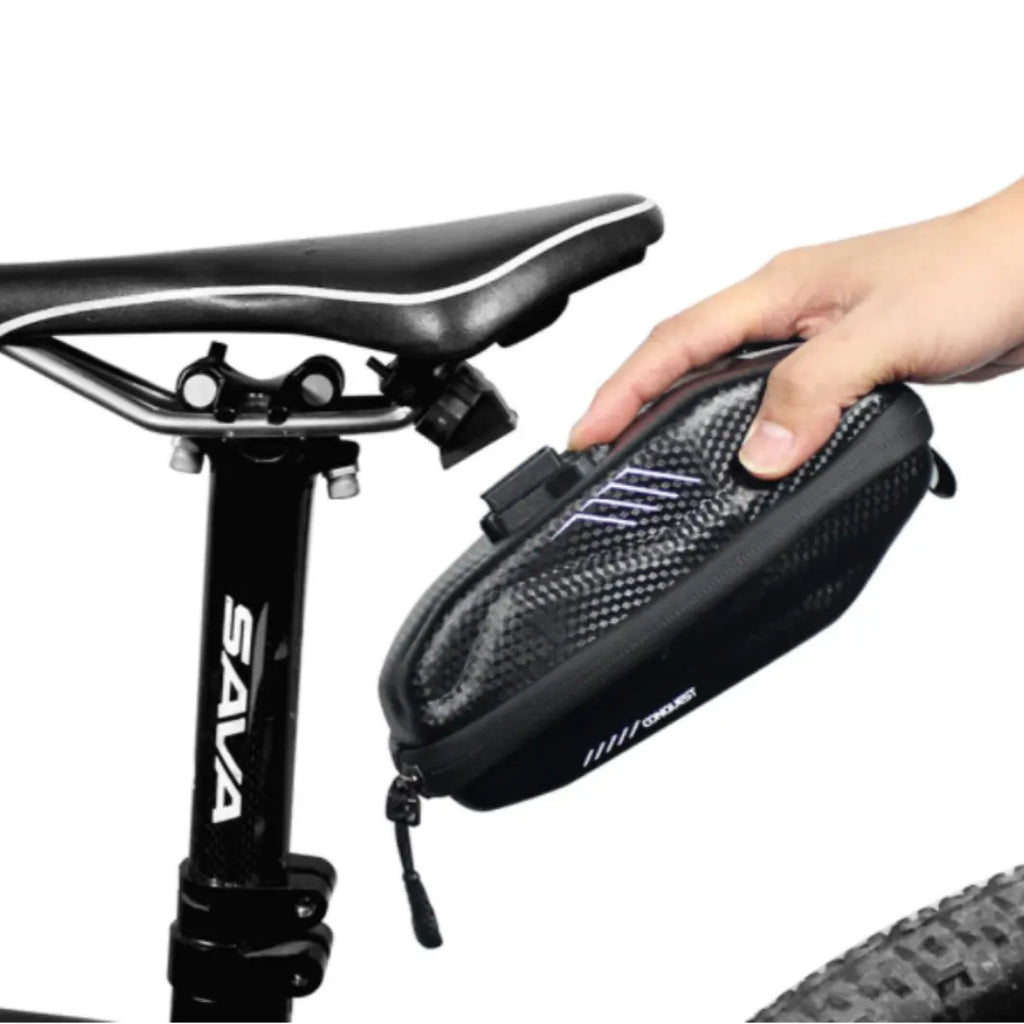 Fahrrad-Satteltasche mit Schnellverschluss – Wasserdichtes Hardcase Zorenza