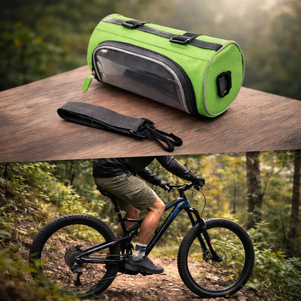 Fahrrad-Lenkertasche mit Touchscreen-Fenster -    Zorenza