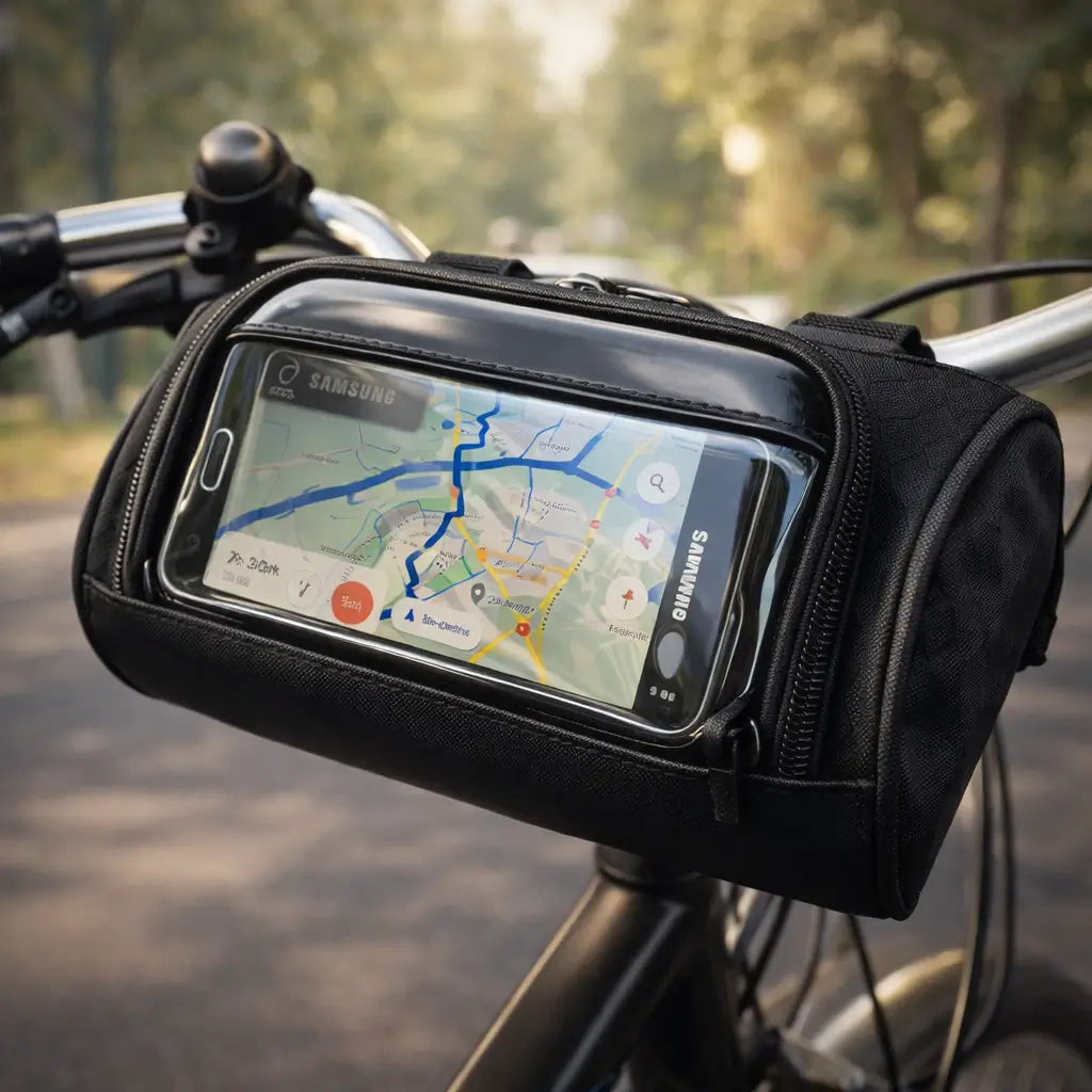 Fahrrad-Lenkertasche mit Touchscreen-Fenster -    Zorenza