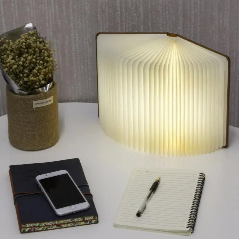 Faltbare LED-Buchlampe – Aufladbar und stufenlos einstellbar Zorenza