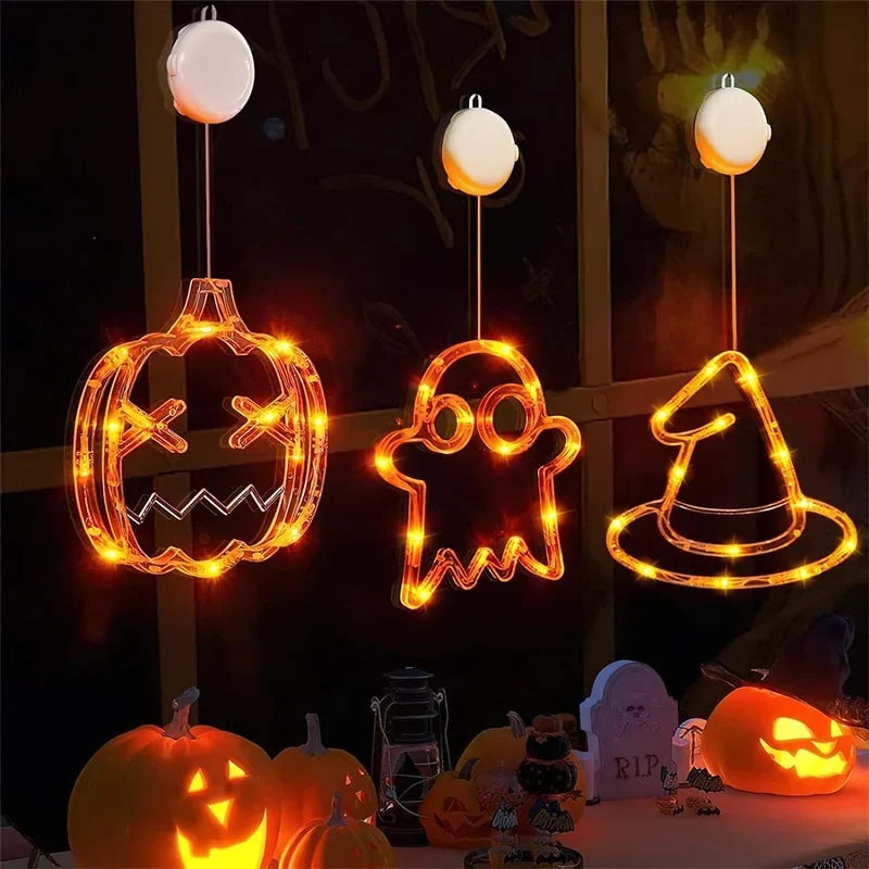 LED Fenstersilhouette Halloween batteriebetrieben -    Zorenza