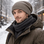 Fleecegefütterte Slouchy-Mütze – Warm und Bequem Zorenza