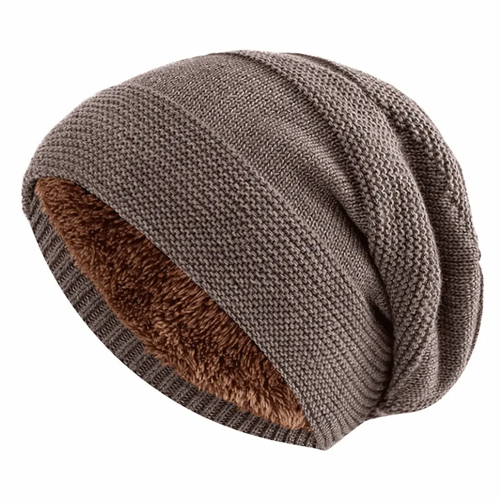 Fleecegefütterte Slouchy-Mütze – Warm und Bequem Zorenza