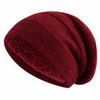 Fleecegefütterte Slouchy-Mütze – Warm und Bequem Zorenza