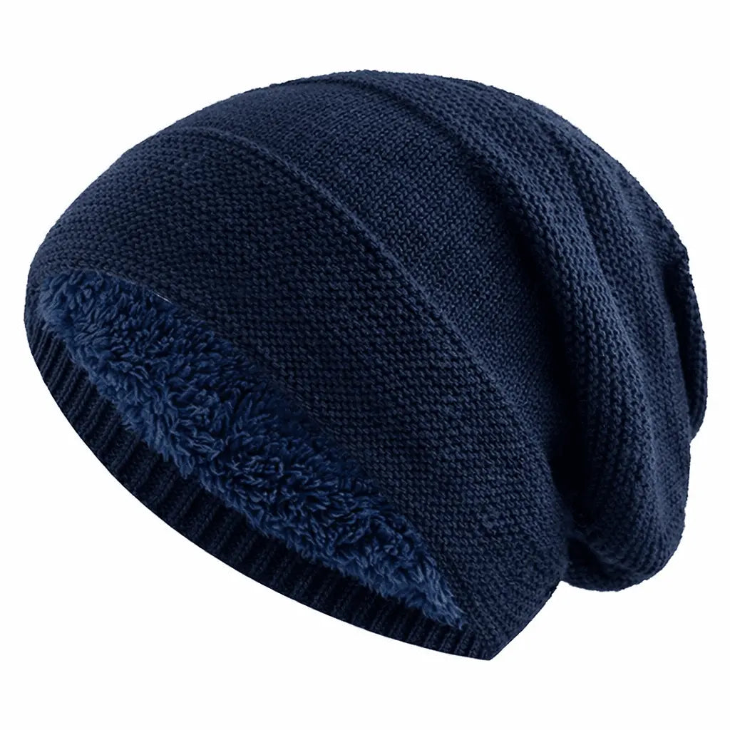 Fleecegefütterte Slouchy-Mütze – Warm und Bequem Zorenza
