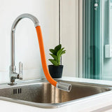 Flexible faucet attachment rotating – Clean rinsing without annoying splash angles