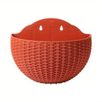 Wandtopf Rattan-Optik für vertikale Begrünung -    Zorenza