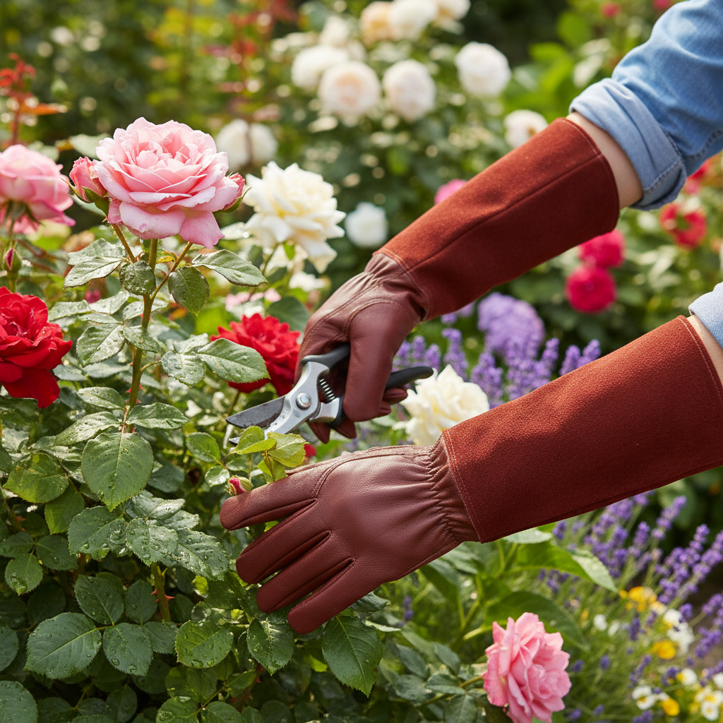 Gartenhandschuhe mit elastischem Handgelenkband -    Zorenza