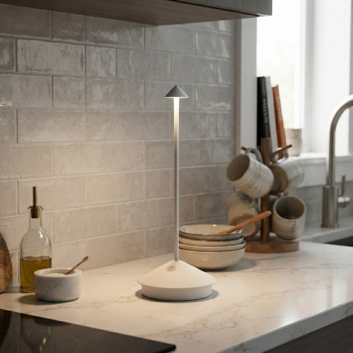 LED-Tischlampe kabellos dimmbar wasserfest -    Zorenza