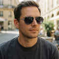 Pilotensonnenbrille mit Farbverlauf – UV400-Schutz -    Zorenza