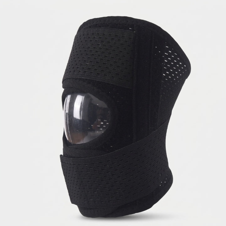 Kniebandage mit Seitenstützen und Klettverschluss, atmungsaktiv, M bis 3XL -    Zorenza