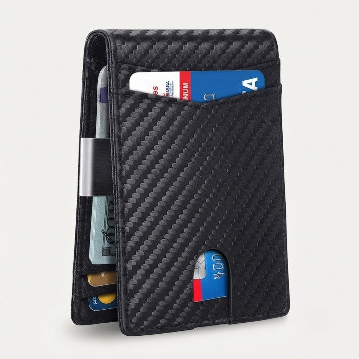 Slim-Wallet mit RFID-Schutz und Geldclip -    Zorenza