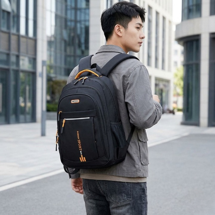 Rucksack Oxford wasserdicht mit Laptopfach und mehreren Fächern -    Zorenza