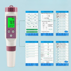 Digitales Wasserqualitäts-Testgerät 7-in-1 mit Bluetooth -    Zorenza