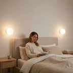 LED Kugel-Wandleuchte aus mattiertem Glas, Ø 12, 15 oder 20 cm -    Zorenza
