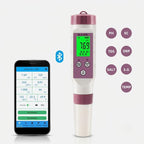 Digitales Wasserqualitäts-Testgerät 7-in-1 mit Bluetooth -    Zorenza