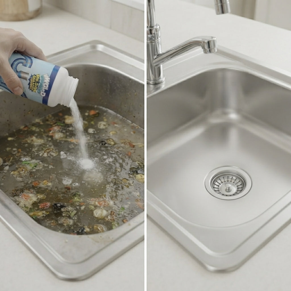 Starker Rohrreiniger für Abfluss & Spüle -    Zorenza