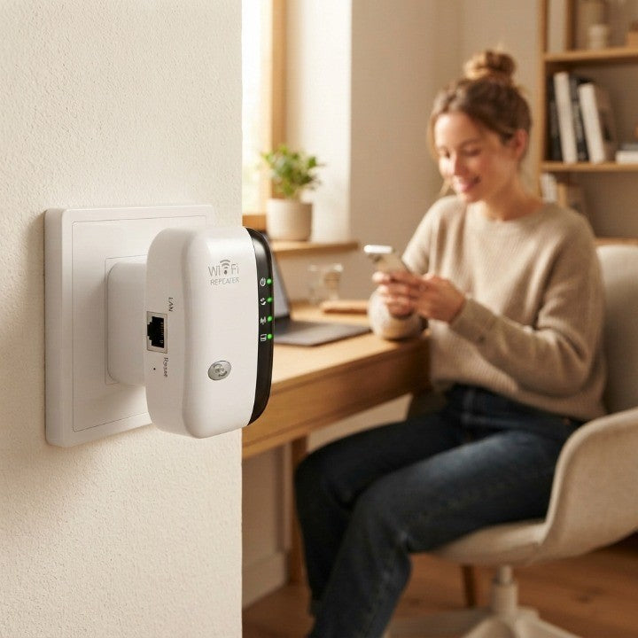 WLAN-Verstärker 300 Mbps — Mehr Reichweite in jedem Raum -    Zorenza