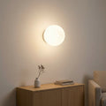 LED Kugel-Wandleuchte aus mattiertem Glas, Ø 12, 15 oder 20 cm -    Zorenza
