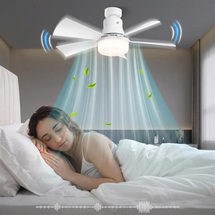 Deckenventilator mit LED-Beleuchtung und Fernbedienung -    Zorenza