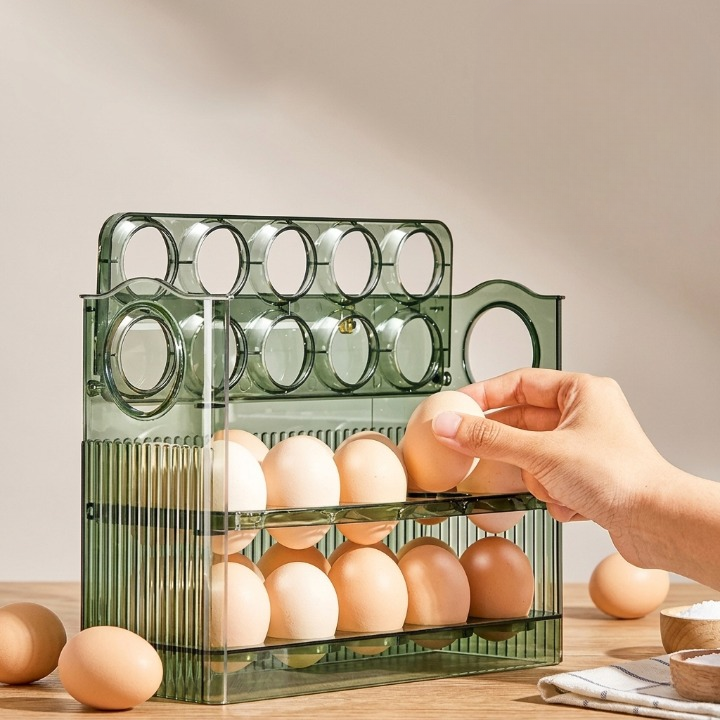 Eier-Organizer stapelbar für Kühlschrank -    Zorenza