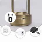 Tischlampe kabellos mit Touch-Dimmer und LED -    Zorenza