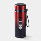 Thermosflasche mit LED-Temperaturanzeige – Edelstahl isoliert -    Zorenza