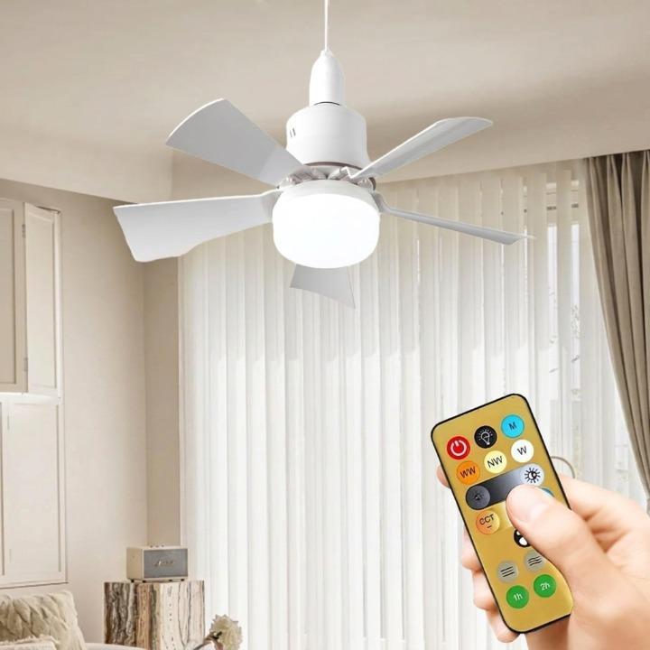 Deckenventilator mit LED-Beleuchtung und Fernbedienung -    Zorenza