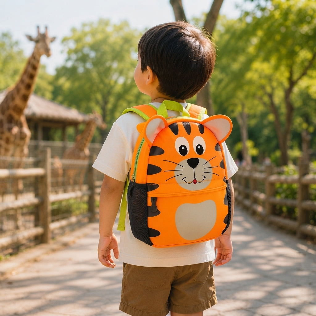 Kinder-Rucksack 3D-Tiermotivx 26 cm -    Zorenza