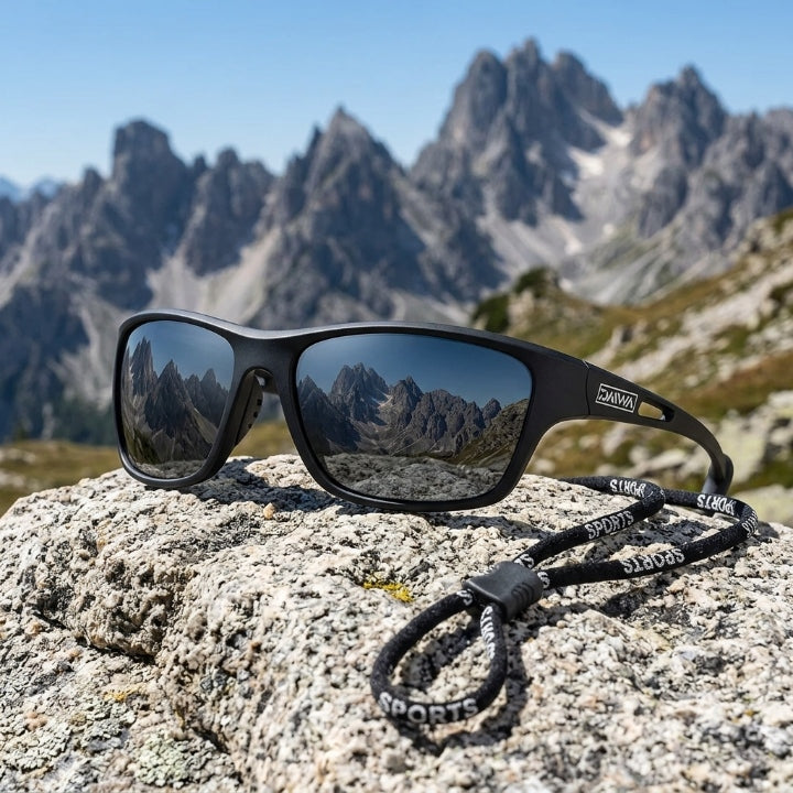Polarisierte Sportsonnenbrille UV400 – 2er-Set für Laufen, Radfahren & Wandern -    Zorenza