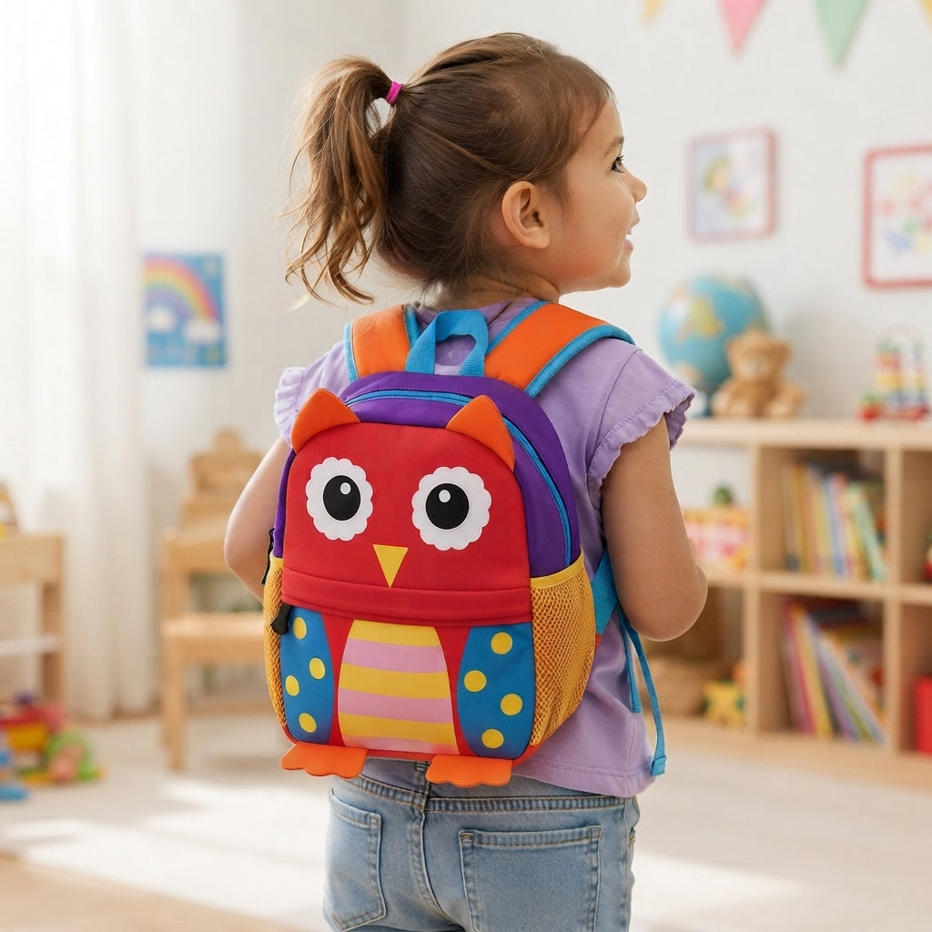 Kinder-Rucksack 3D-Tiermotivx 26 cm -    Zorenza