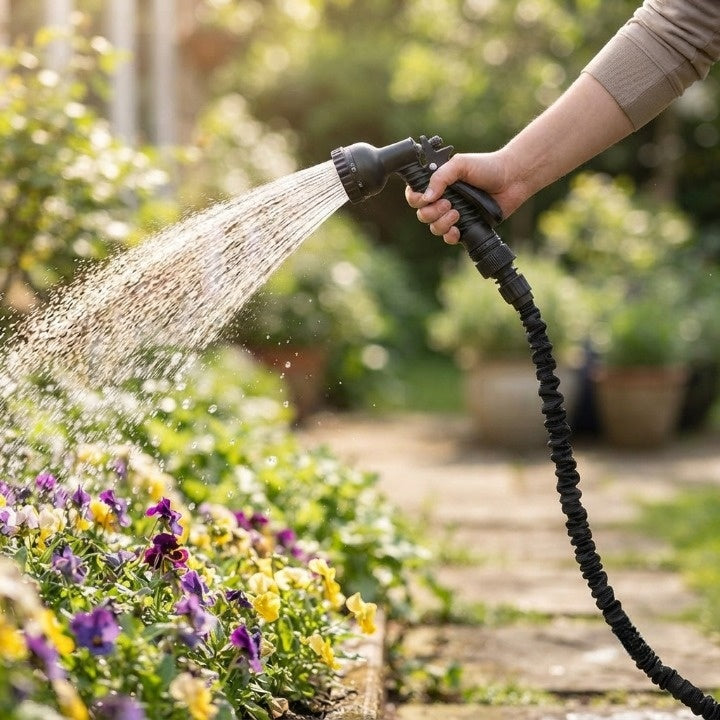 Flexibler Gartenschlauch mit 7 Sprühfunktionen -    Zorenza