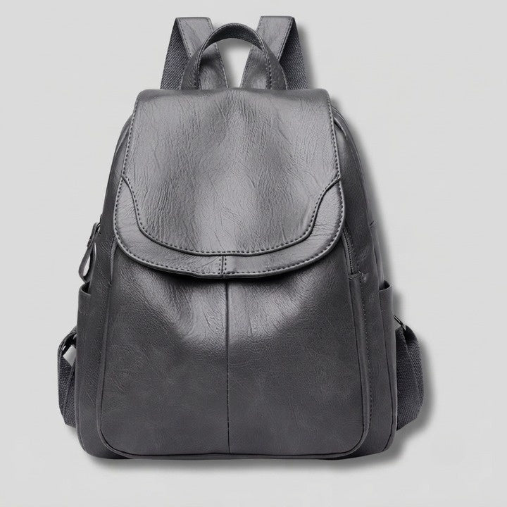 Anti-Diebstahl-Rucksack für Damen – Geprägtes PU-Leder mit verstecktem Reißverschluss -    Zorenza