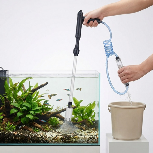 Aquarium Wasserwechsler automatisch mit Kiesreiniger -    Zorenza