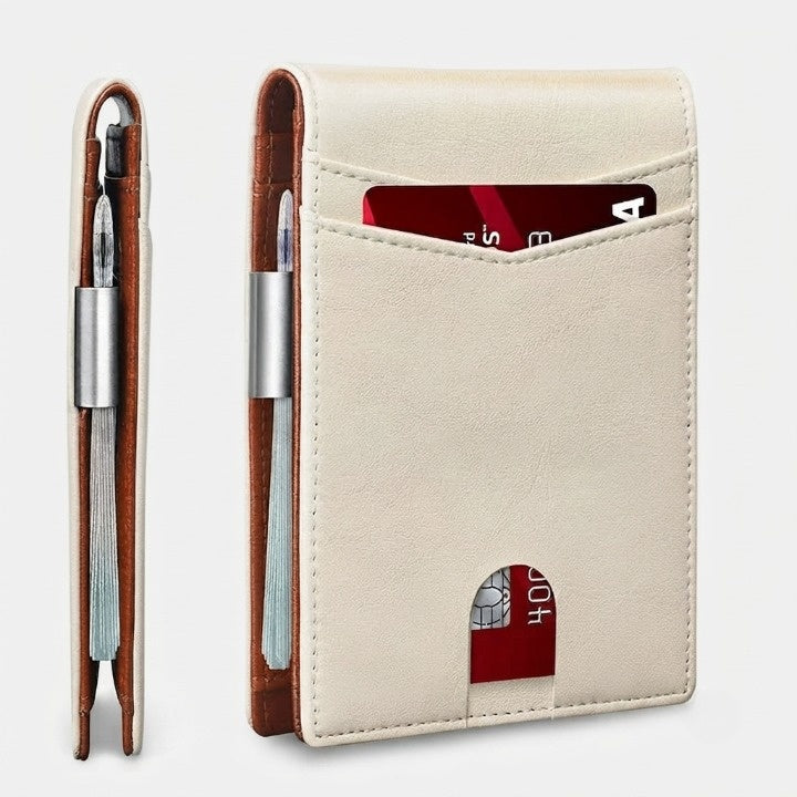 Slim-Wallet mit RFID-Schutz und Geldclip -    Zorenza
