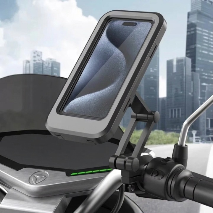Fahrrad-Handyhalterung wasserdicht mit 360°-Drehung -    Zorenza