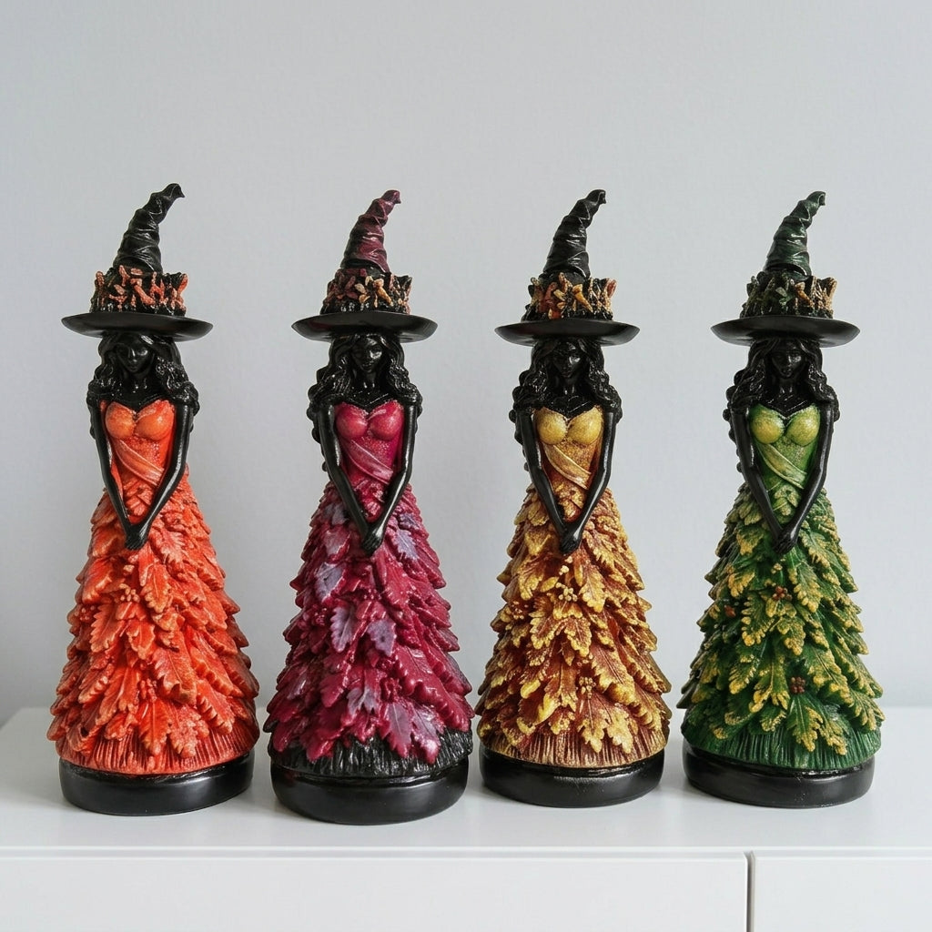 Hexenfigur Gothic mit Herbstdetails -    Zorenza