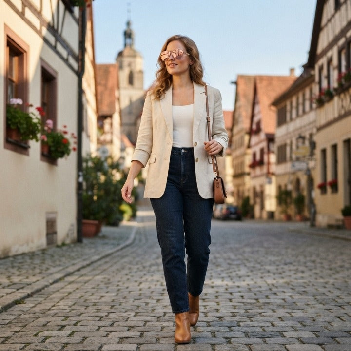 Sonnenbrille mit Kettendetail – Polarisiert mit UV400-Schutz -    Zorenza